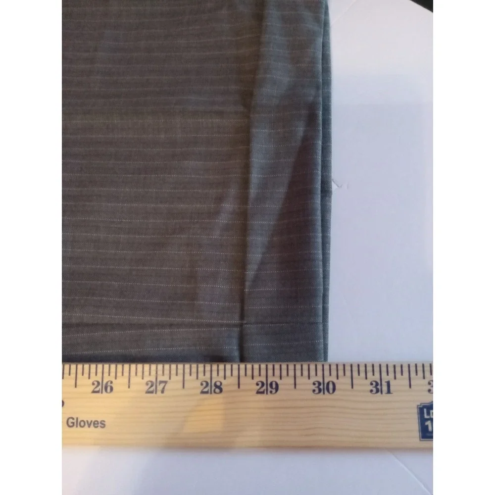 Men's‎ Metro Club Collection Dress Pants  41x30 Gray Pin Stripe
